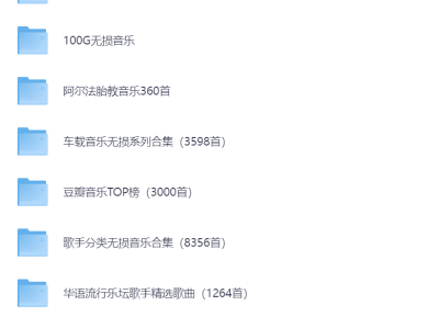【车载音乐】60-90年代经典老歌（1.2TB）